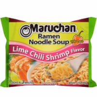 Maruchan Lime Chili Shrimp Ramen Noodles 3 oz - 24 Pack