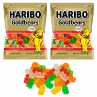 Haribo Fruit Chewy Gummy Goldbears 8 oz - 2 Bags