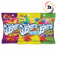 Fruit Gushers Variety Flavors Gummy Candy 4.25 oz - 2 Bags