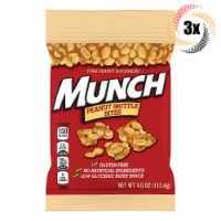 Munch Peanut Brittle Bites Candy - 3 Bags