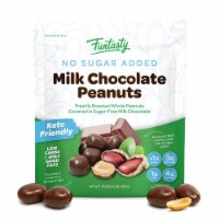 Funtasty Sugar Free Milk Chocolate Keto Friendly 1 Lb - Covered Peanuts