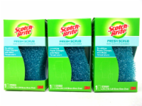 Scotch-Brite Non-Scratch Scrubbers Pack of 3 - Fresh Scrub