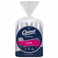 Chinet Durable Crystal Plastic Cup 9oz - 100 Count