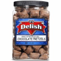 Its Delish Milk Chocolate Covered Peanut Butter Pretzels 1.8 Lbs