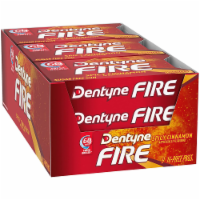 Dentyne Fire Sugar Free Gum 16 Ct Pack of 9 - Spicy Cinnamon