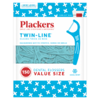 Plackers Dental Floss 150 Count Pack of 5 - Twin-Line
