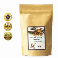 Mixed Butter Toffee Whole Cashews - 1 Lb