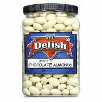 Its Delish Gourmet White Chocolate Covered Almonds 3 Lbs