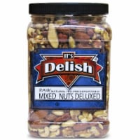 Its Delish Deluxe Raw Mixed Nuts 2 Lbs