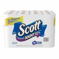 Scott 1000 Sheets Per Roll Toilet Paper - 36 Rolls