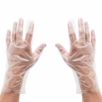 Kitcheniva Disposable Food Prep Plastic Gloves - Pack of 100