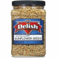 Its Delish Gourmet Roasted Salted Sunflower Seeds 38 oz