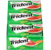 Trident Sugar Free Gum 14 Ct Pack of 12 - Watermelon