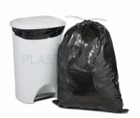Plasticplace Heavy Duty Black Trash Bags 1.2 Mil 50 Count - 13 Gallon