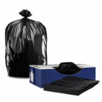 Plasticplace Heavy Duty Black Trash Bags 1.2 Mil 50 Count - 95 to 96 Gallon