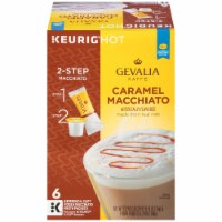 Gevalia K Cup Coffee Caramel Macchiato With Froth Packets 6 Ct - Pack of 6