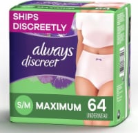 Always Discreet Incontinence Underwear Maximum Absorb S/M - 64 Count