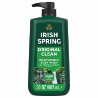 Irish Spring Mens Body Wash Pump 30oz - Original Clean