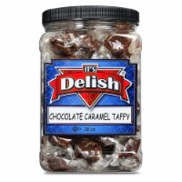 Its Delish Chocolate Caramel Taffy 18 oz