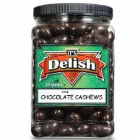 Its Delish Organic Dark Chocolate Covered Cashews 3 Lbs