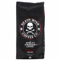 Death Wish The World's Strongest Coffee Ground Dark Roast 16 oz