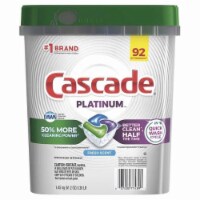 Cascade Platinum Dishwasher Pods Fresh 92 Count