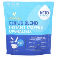 VitaCup Genius Blend Instant Coffee Medium Roast 0.13 oz - 24 On The Go Sticks