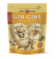 Gin Gins Peanut Ginger Hard Candy - Double Strength