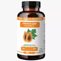 TrueMed Papaya Leaf Extract Support for Blood Platelet Bone Marrow Immunity - 60 Capsules