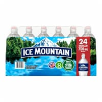 100% Natural Spring Water, 23.7-Ounce Plastic Sport Cap Bottles (pack of 24)