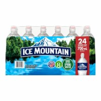100% Natural Spring Water, 23.7-Ounce Plastic Sport Cap Bottles (pack of 24)