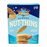 Blue Diamond Nut Thins Cracker Crisps Hint of Sea Salt - 4.25 oz Box