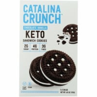 Catalina Crunch Chocolate Vanilla Sandwich Cookies Perspective: Main