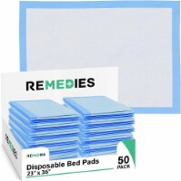 Remedies 23x36 Inches Disposable Bed Pads 50 Count Pack of 1 Kroger
