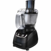 BLACK+DECKER FP1600B 8-Cup Food Processor with Stainless Steel Blade Black Perspective: Main
