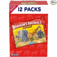 BARNUM'S ANIMALS Original Animal Crackers, 12 - 1 oz Snack Packs Perspective: Main
