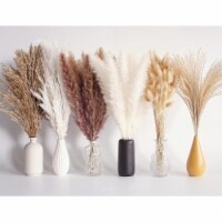 Bannifll, Dried Pampas Grass Bouquet, Boho Table Decor - 110 PCS Perspective: Main