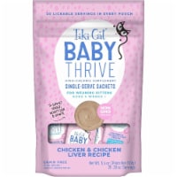TIKI PETS Tiki Cat Baby Thrive, Chicken & Chicken Liver Mousse, 5.6 oz Pouch (20 Servings) Perspective: Main