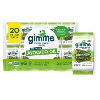 Gimme Organic Seaweed, Sea Salt & Avocado Oil, 20 Count – Keto, Vegan, Gluten-Free Snack Perspective: Main