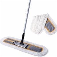 Clean Home 24 Commercial Dust Mop for Floor Cleaning with 2 Microfiber Mop Pads Perspective: Main