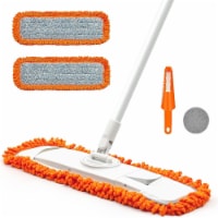 Dust Mop for Floor Cleaning with 2 Washable Microfiber Pads Perspective: Main