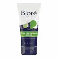 Biore Pore Unclogging Scrub Removes Excess Dirt and Oils Face Scrub 5 Ounces Perspective: Main