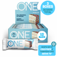ONE Protein Bars, Birthday Cake, 20g Protein, 2.12 Ounce (Pack of 36)