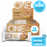 ONE Protein Bars, Cinnamon Roll, 20g Protein, 2.12 Ounce (Pack of 36)