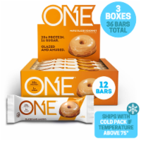 ONE Protein Bars, Maple Glazed Donut, 20g Protein, 2.12 Ounce (Pack of 36)