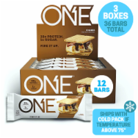 ONE Protein Bars, S'mores, 20g Protein, 2.12 Ounce (Pack of 36)