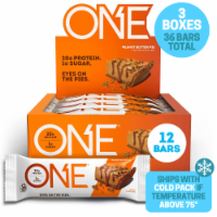 ONE Protein Bars, Peanut Butter Pie, 20g Protein, 2.12 Ounce (Pack of 3 - 36 Bars)