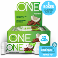 ONE Protein Bars, Almond Bliss, 20g Protein, 2.12 Ounce (Pack of 3 - 36 Bars)