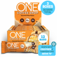 ONE Protein Bars, Coffee Shop Caramel Macchiato, 20g Protein, 2.12 Ounce (Pack of 36)