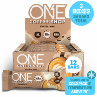 ONE Protein Bars, Coffee Shop Vanilla Latte, 20g Protein, 2.12 Ounce (Pack of 36)